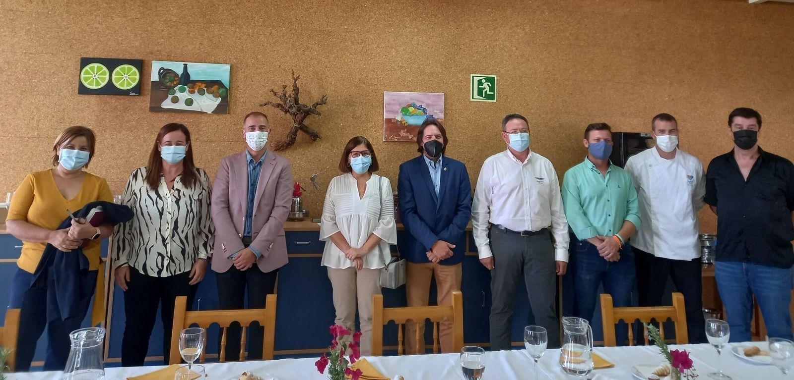 Momento del encuentro en el IES Rey Alabez.