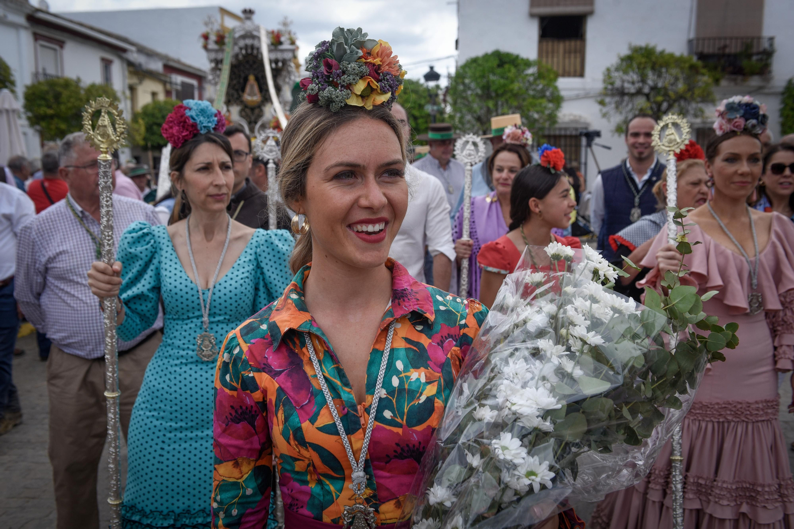 El paso de las Hermandades de El Rocío por Villamanrique, en imágenes