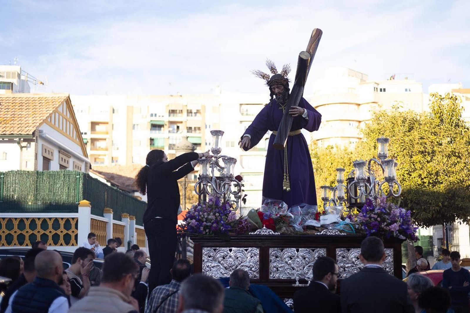 Imágenes de la procesión de Nuestro Padre Jesús de la Salvación