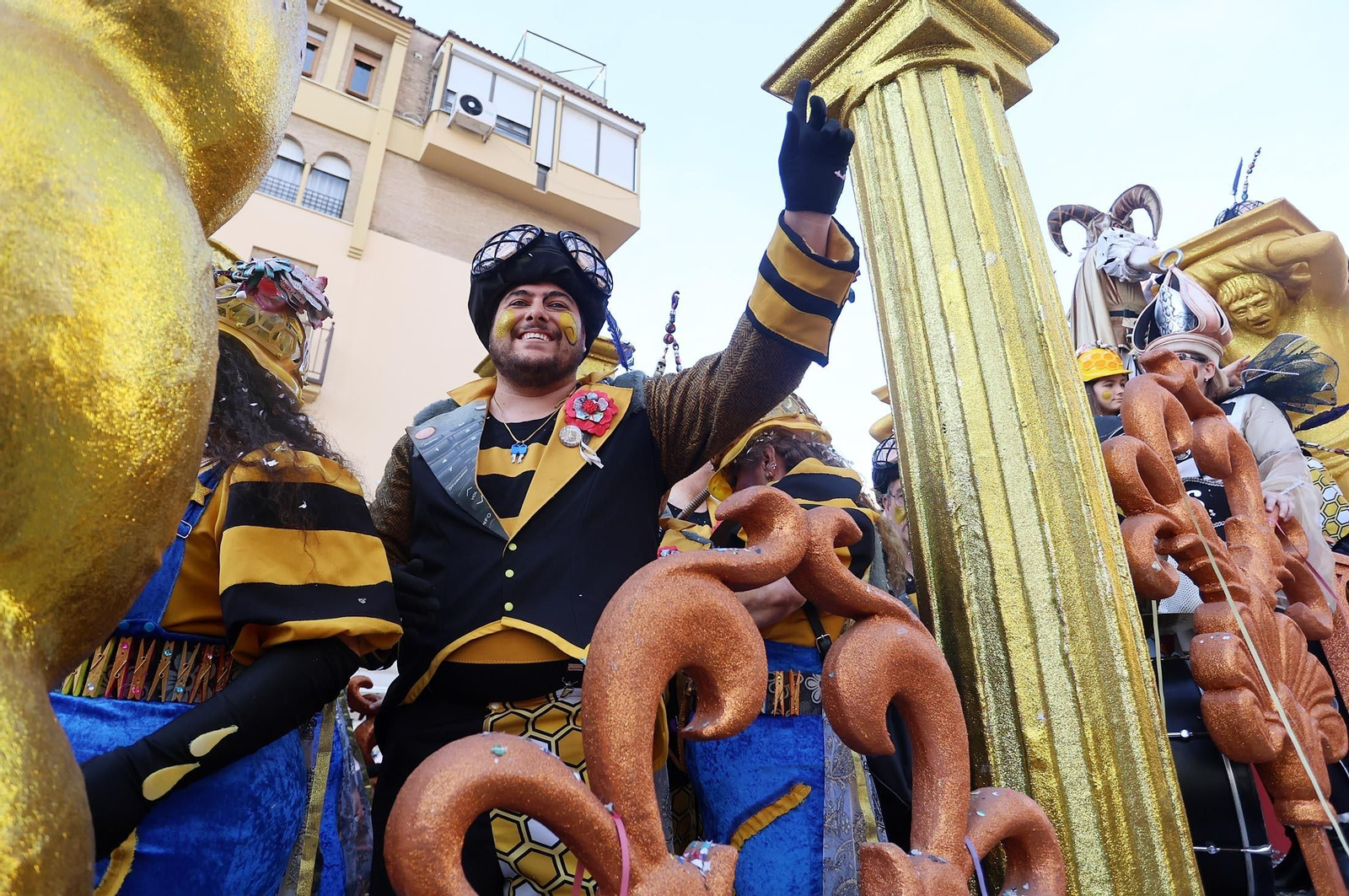 Imágenes de la cabalgata del Carnaval Colombino 2024