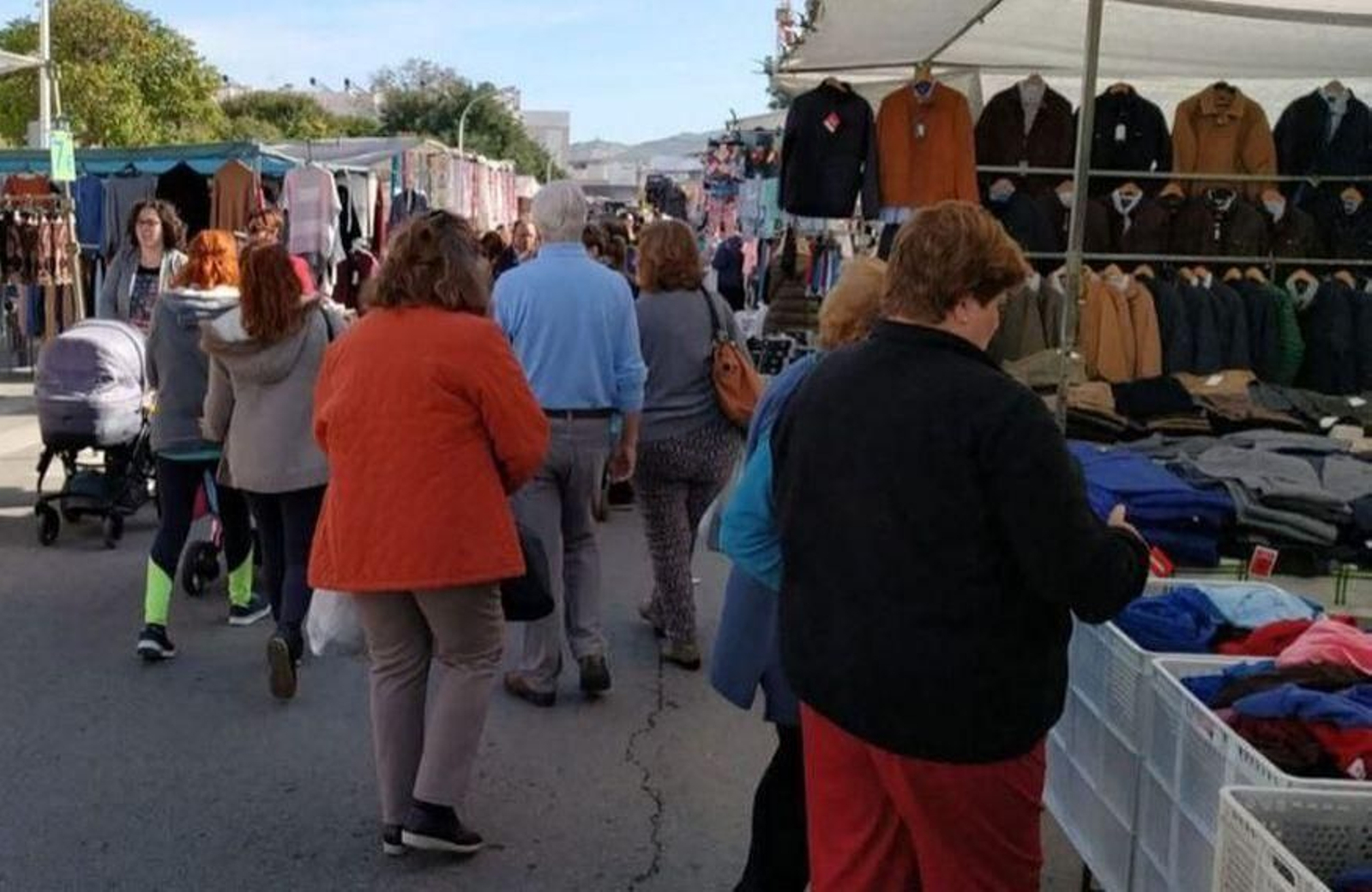 Mercadillo de Los Retales, antes del estado de alarma.