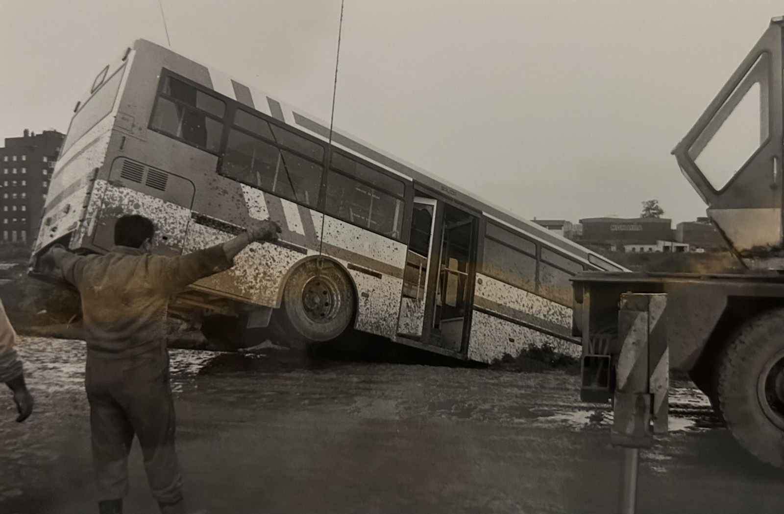 Efectos del temporal e inundaciones de enero de 1996 en Huelva.