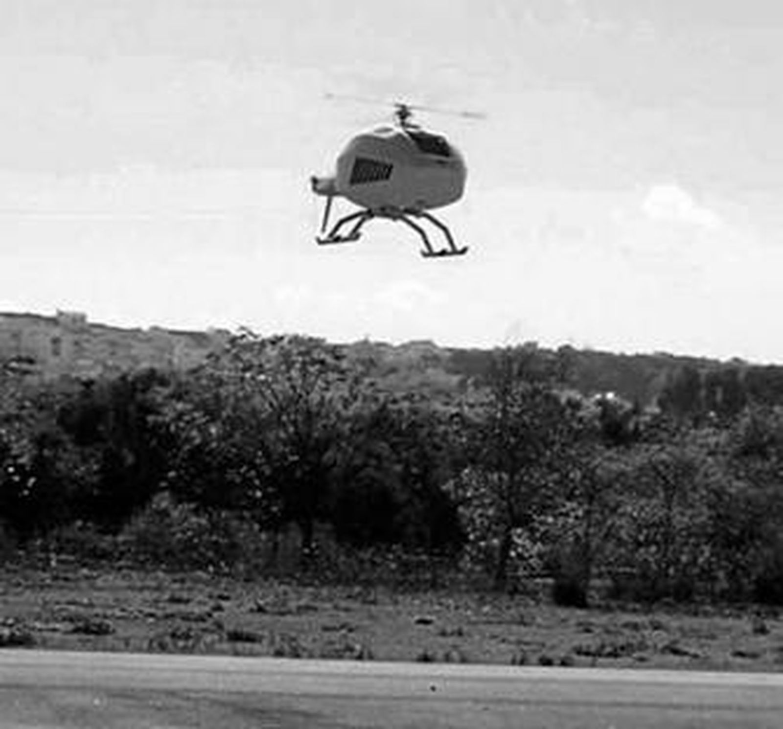 Una de las naves no tripuladas que surcaron los cielos de Villamartín.
