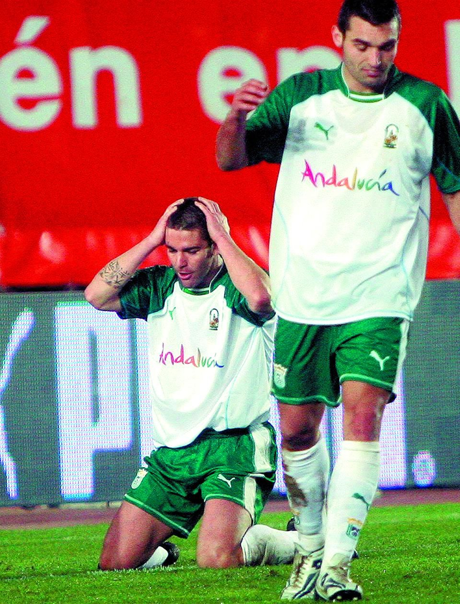 Paz, en un partido con la selección andaluza.