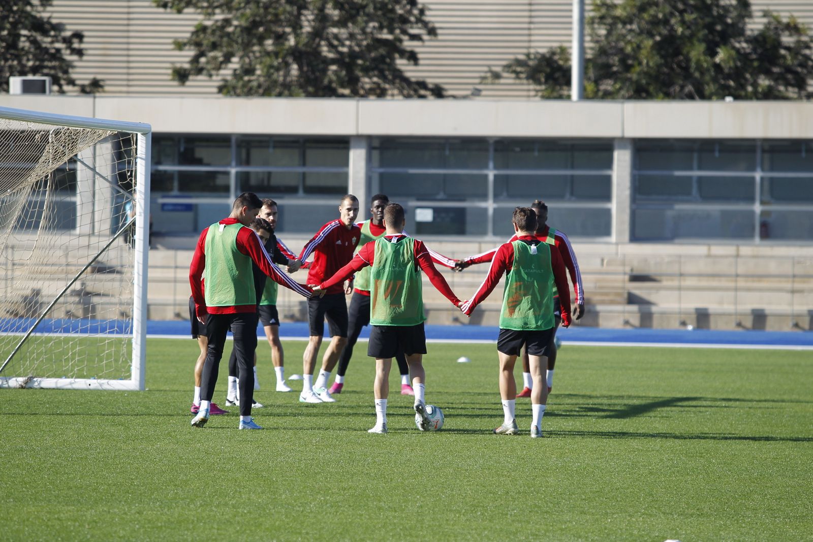 Fotogalería del entrenamiento del Almería previa al partido ante el Numancia