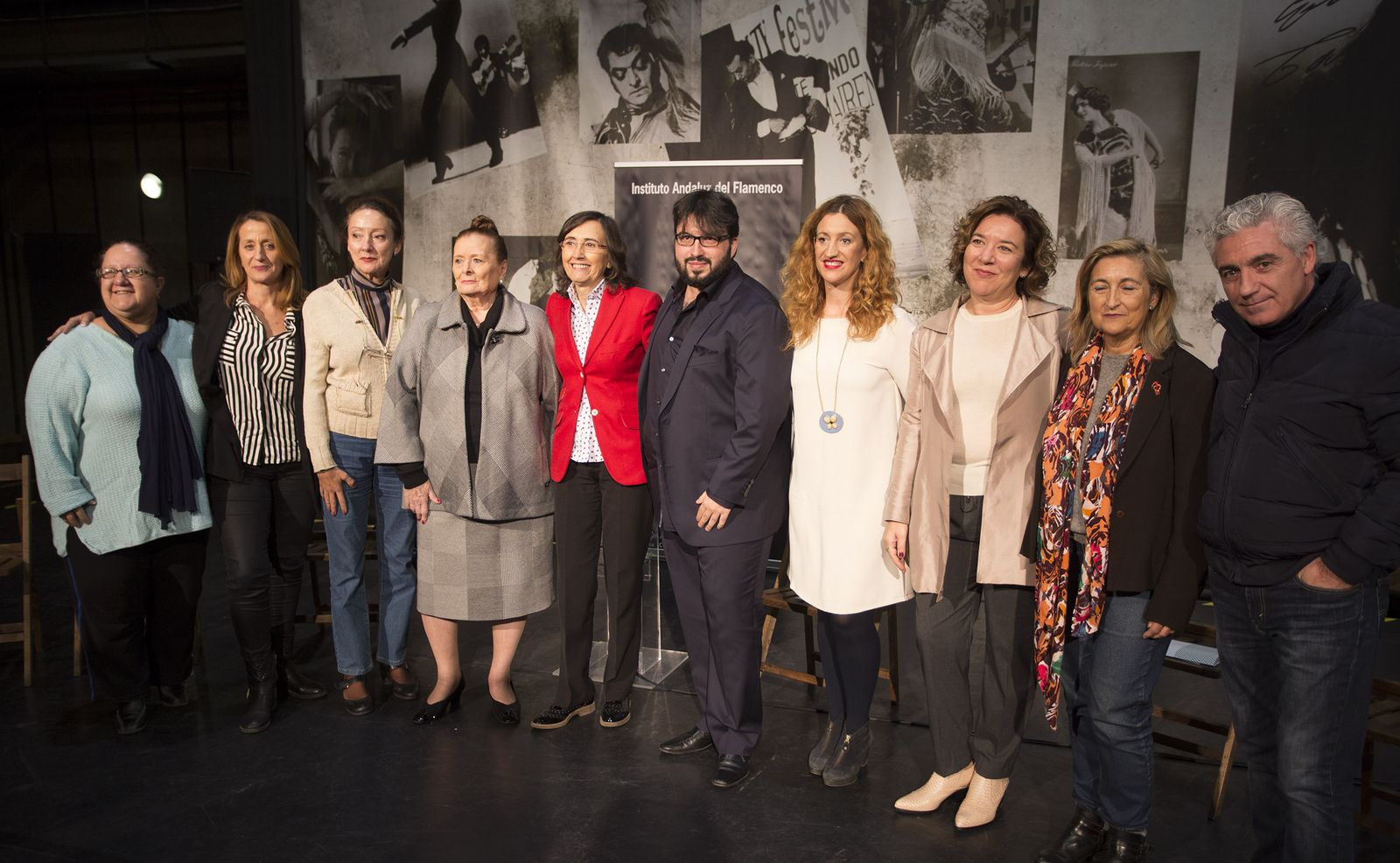 La consejera Rosa Aguilar ayer en su visita a las audiciones.