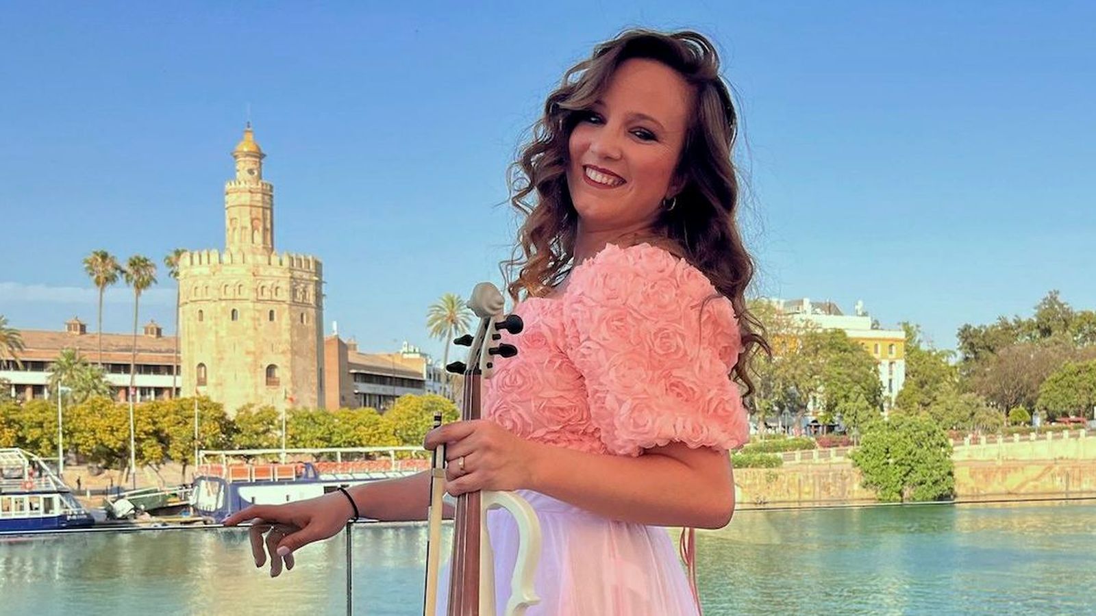 La violinista onubense Rocío Medina.