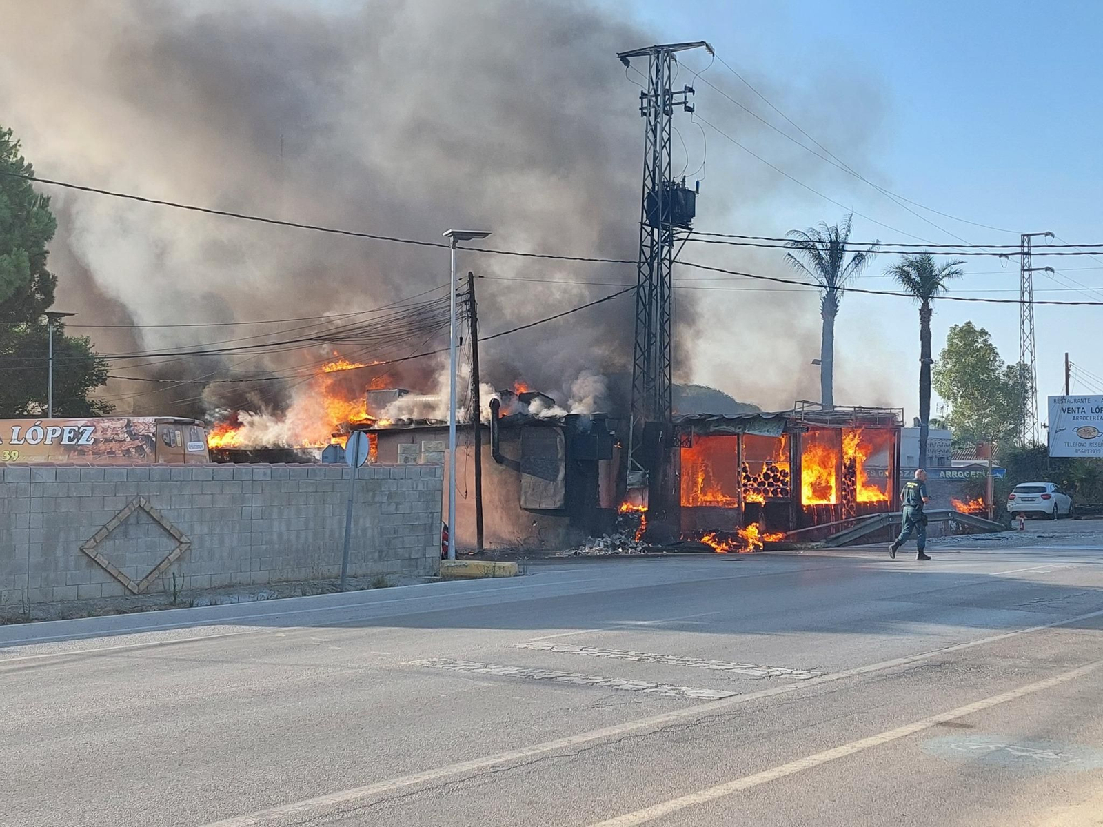 Una imagen del fuego.
