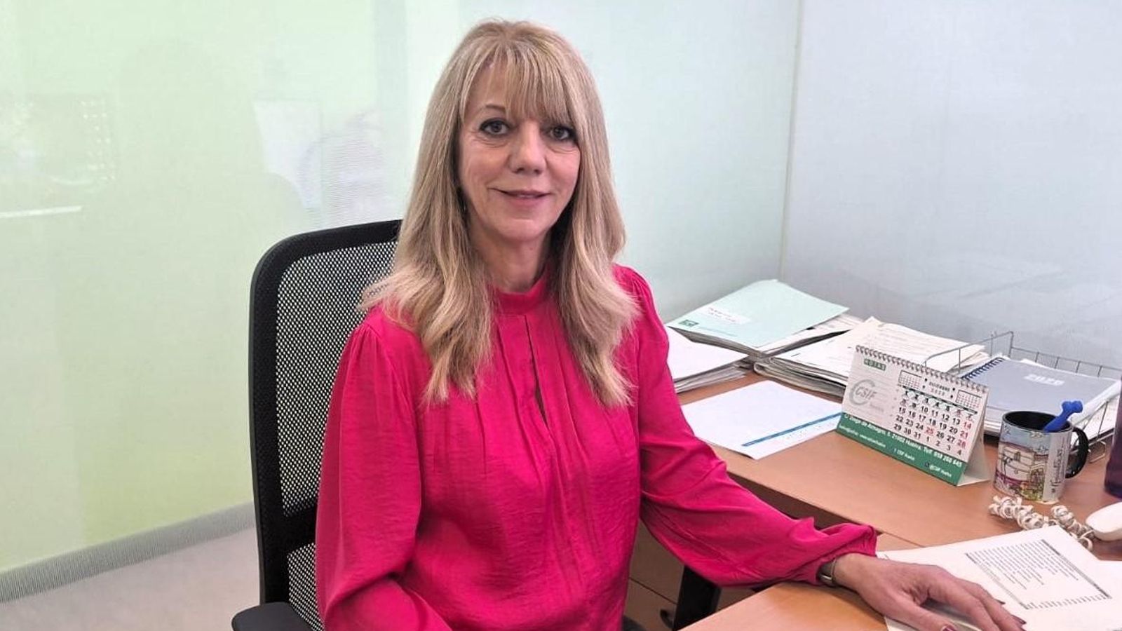Maribel Roca, administrativa en Admisión.