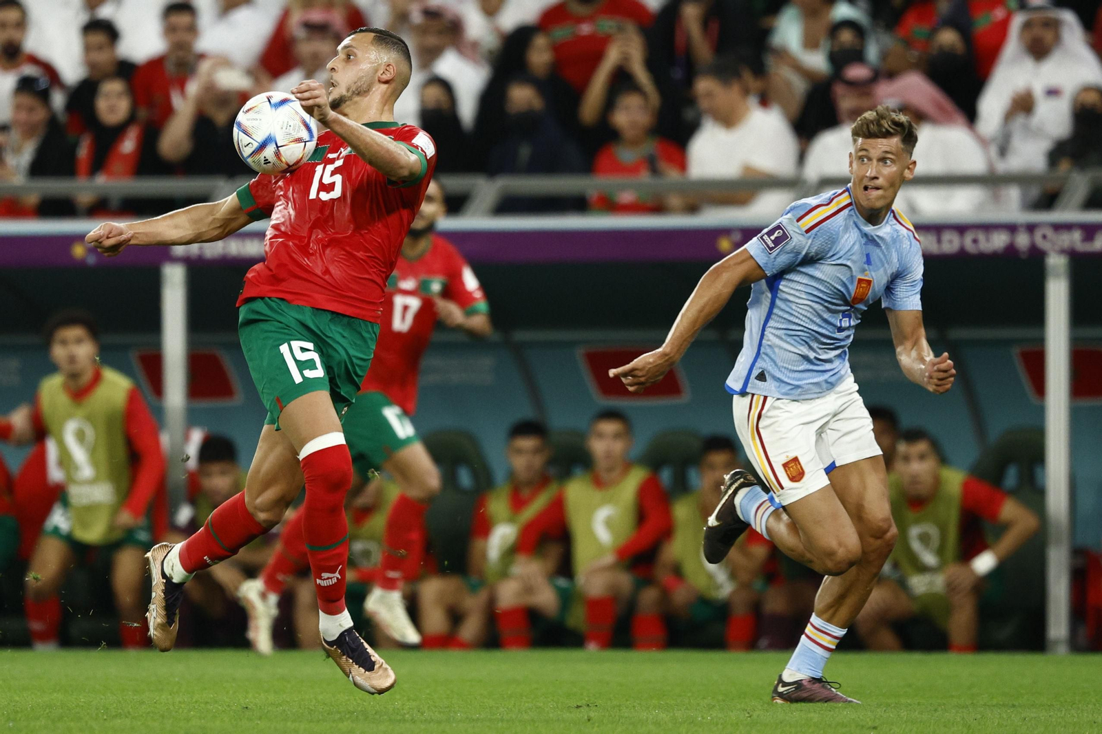 Fotos del Marruecos-España en octavos del Mundial de Qatar