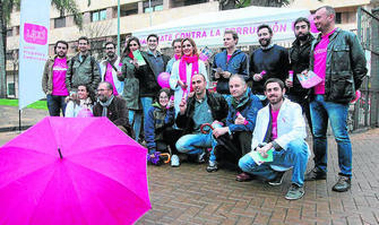 Un momento del cierre de campaña de UPyD.