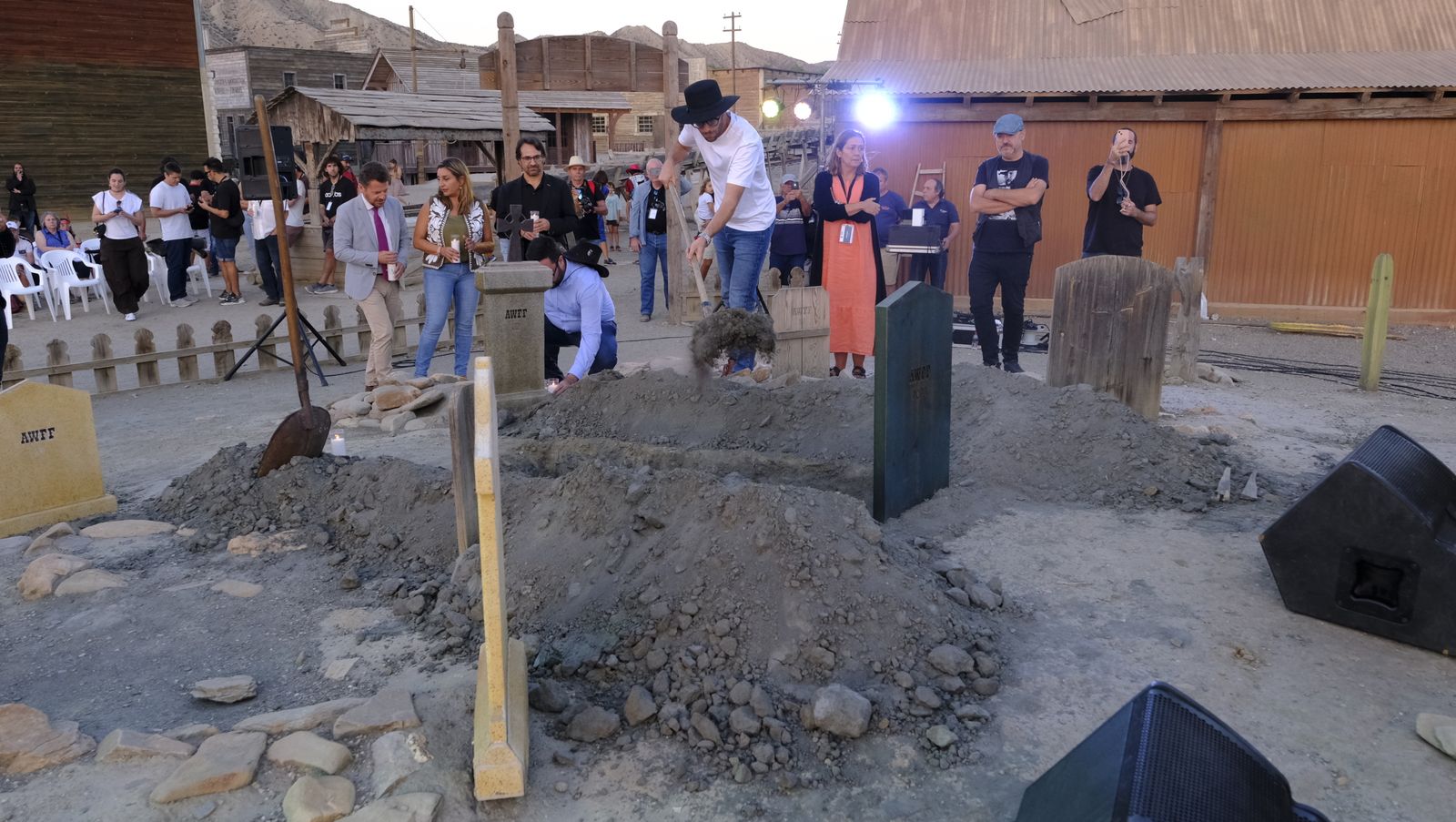 Imágenes de la inauguración del Almería Western Film Festival, en Tabernas