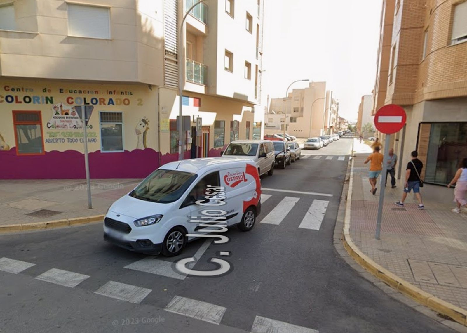 Lugar en el que se ha producido el atropello.