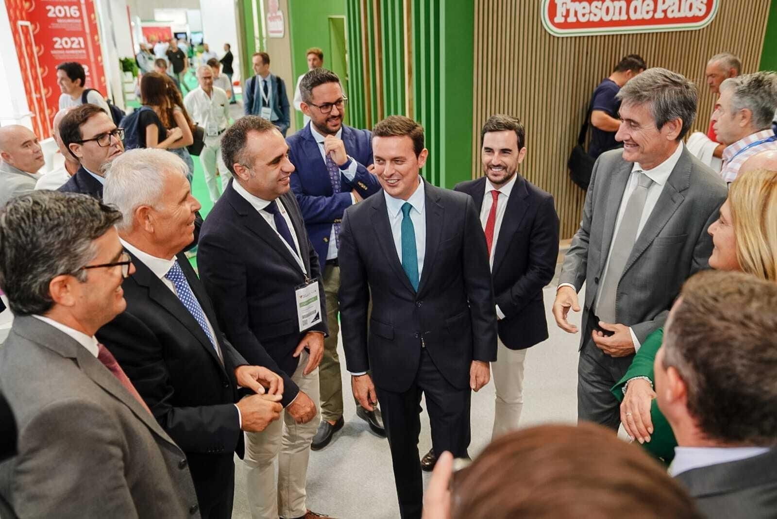 Javier Aureliano García en su llegada a Fruit Attraction.