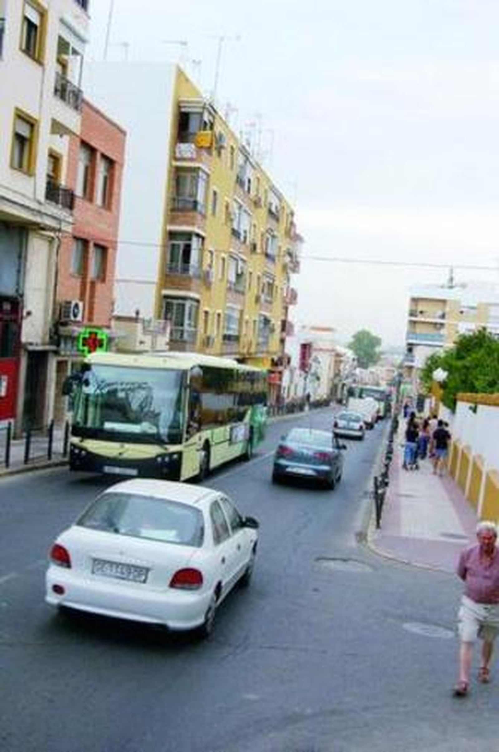 Tráfico de vehículos en San Juan de Aznalfarache.