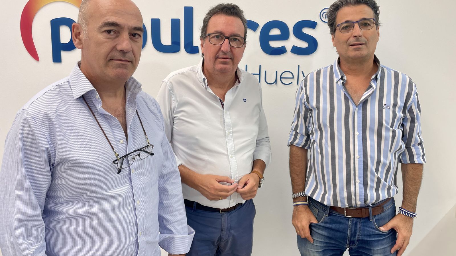 Salvador Romero, Manuel Andrés González y José Antonio Cabrera.