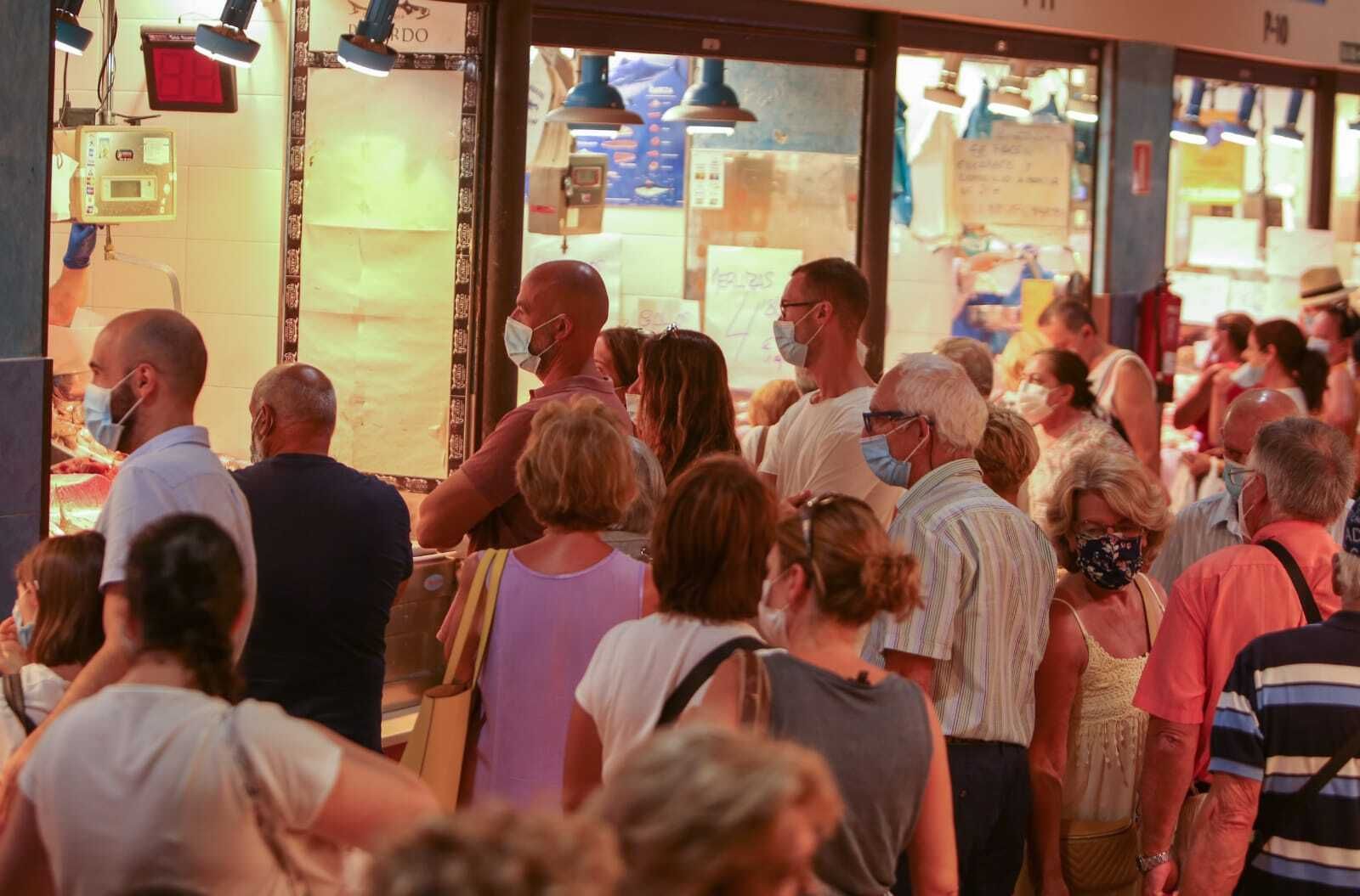 Interior del Mercado de Abastos de Chiclana, en una imagen reciente.