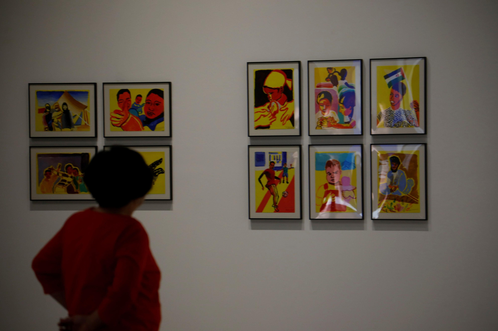 Las exposiciones 'Coser el río' y 'Naturaleza perturbada' en el C3A de Córdoba, en imágenes