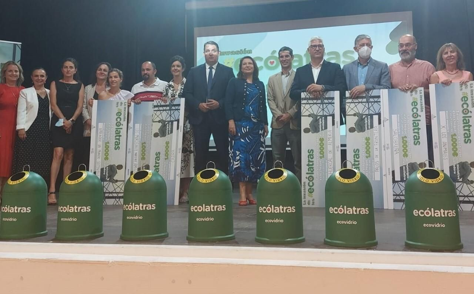 Entrega de los premios ecólatras impulsados por Ecovidrio en Huércal de Almerái