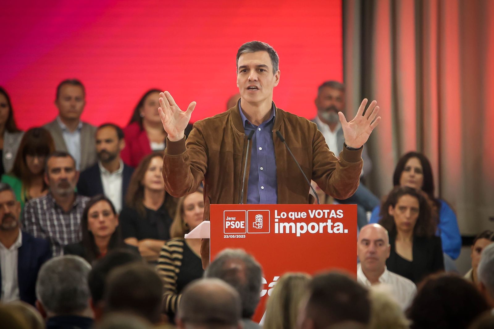 Pedro Sánchez en Jerez
