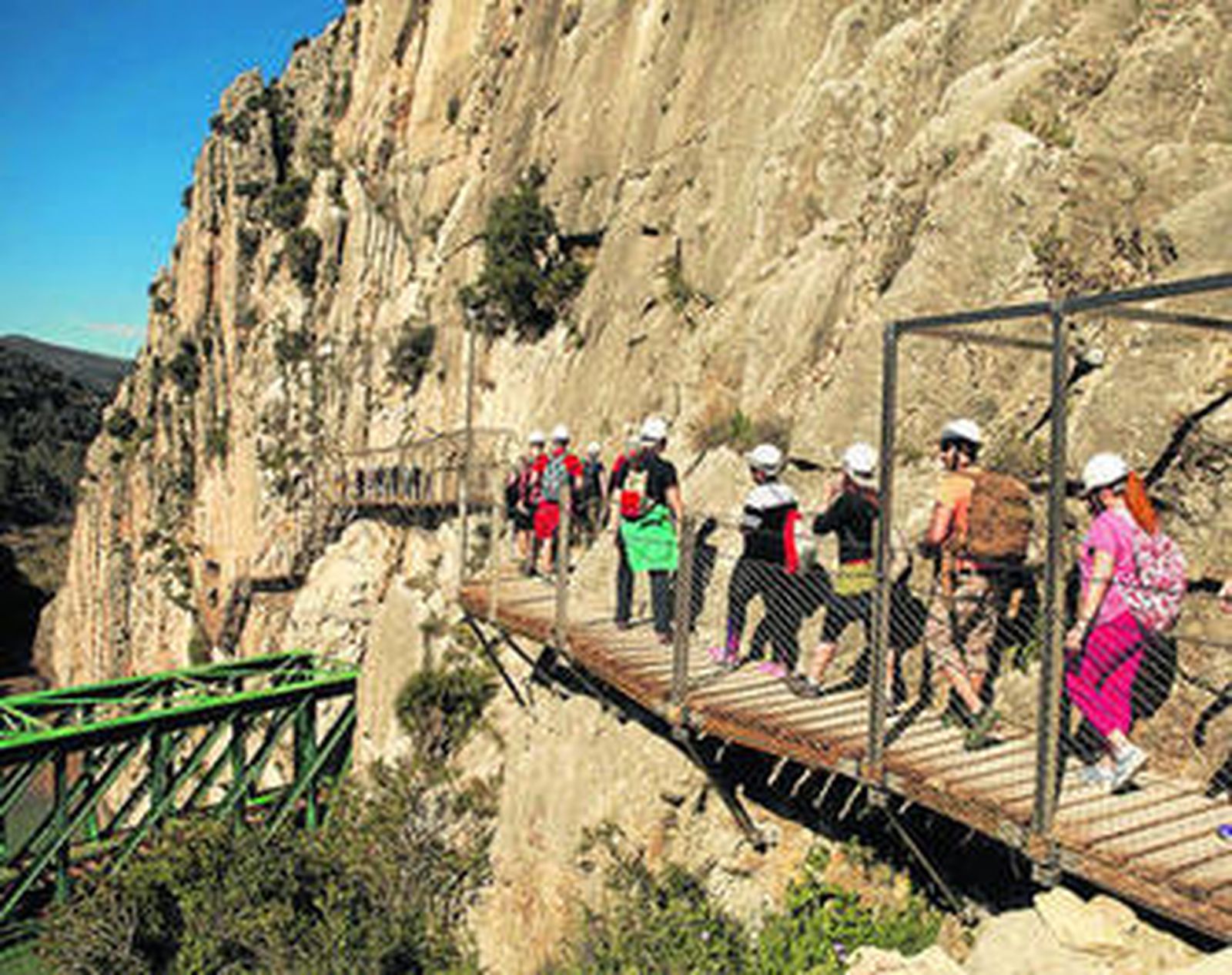 El Caminito del Rey, en una imagen reciente.