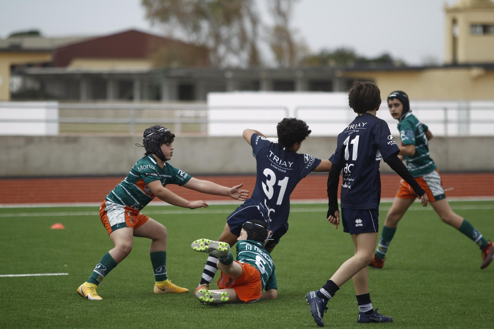 Fotogalería rugby sub-12 andaluz en la Base de La Legión. Viator (Almería)
