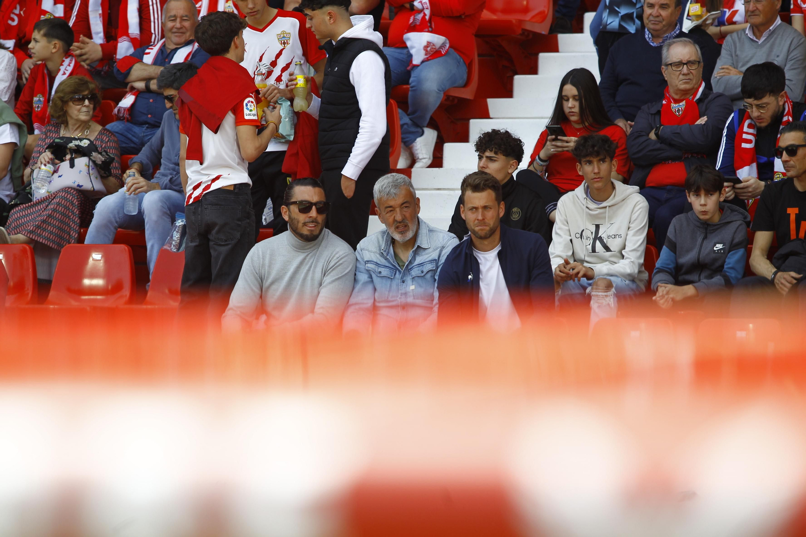 Imágenes del partido de la Liga Santander U.D. Almería-Cádiz C.F.