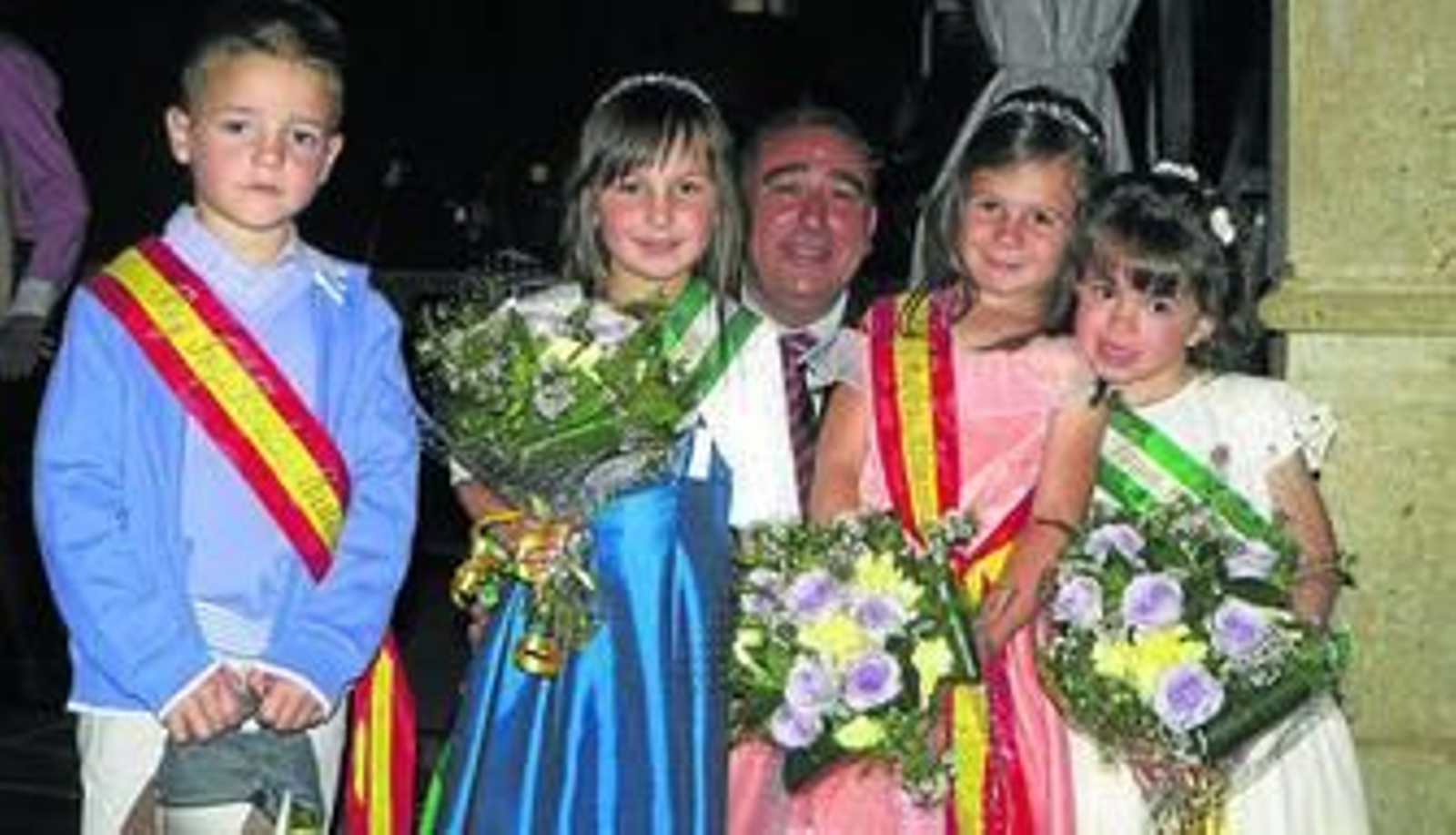 Alfonso Jiménez, Ana Mª Molina, Silvana Carvajal y Zaida Abad junto a Juan Manuel Salmerón.