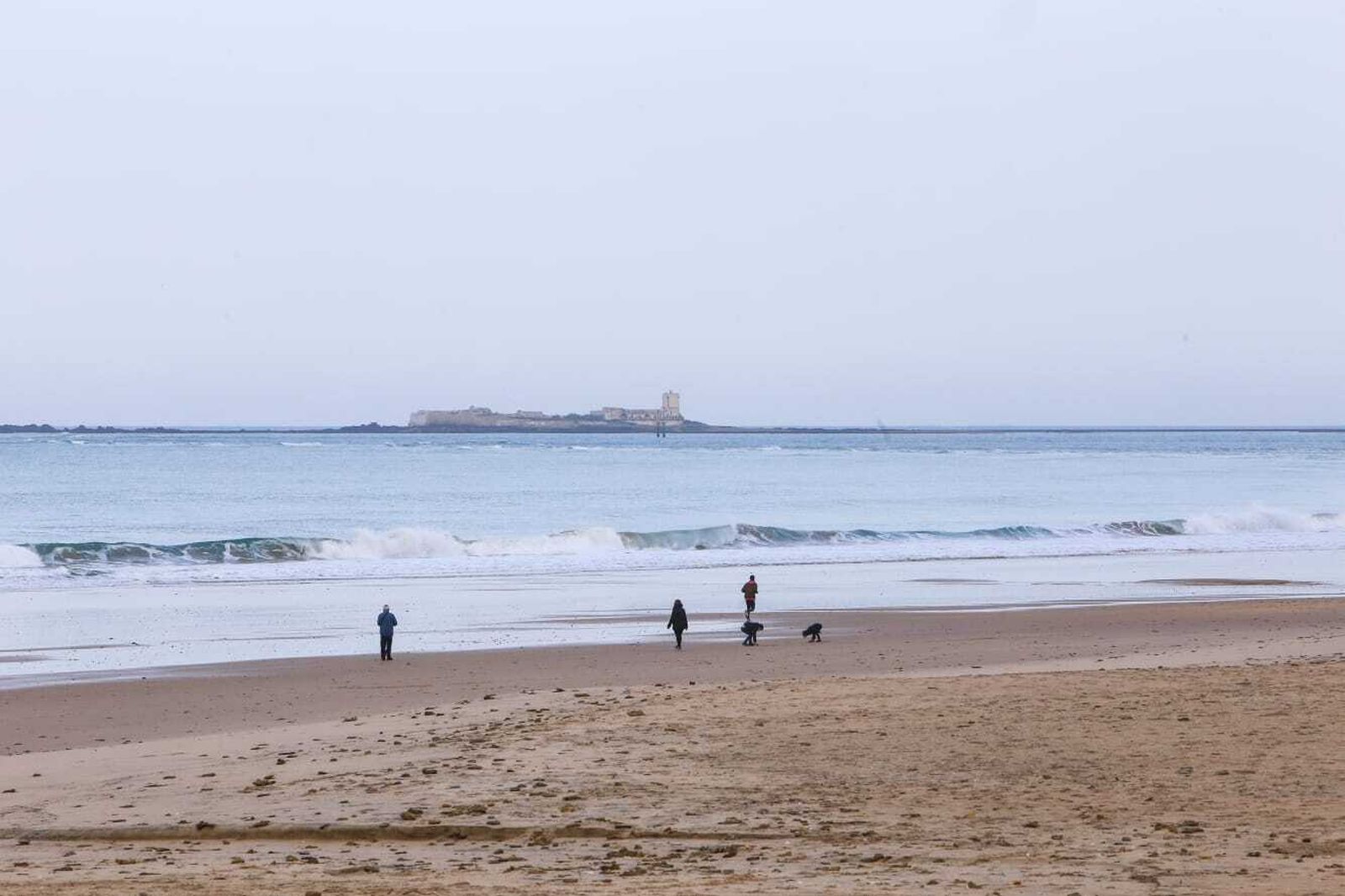 Vistas de la playa de La Barrosa