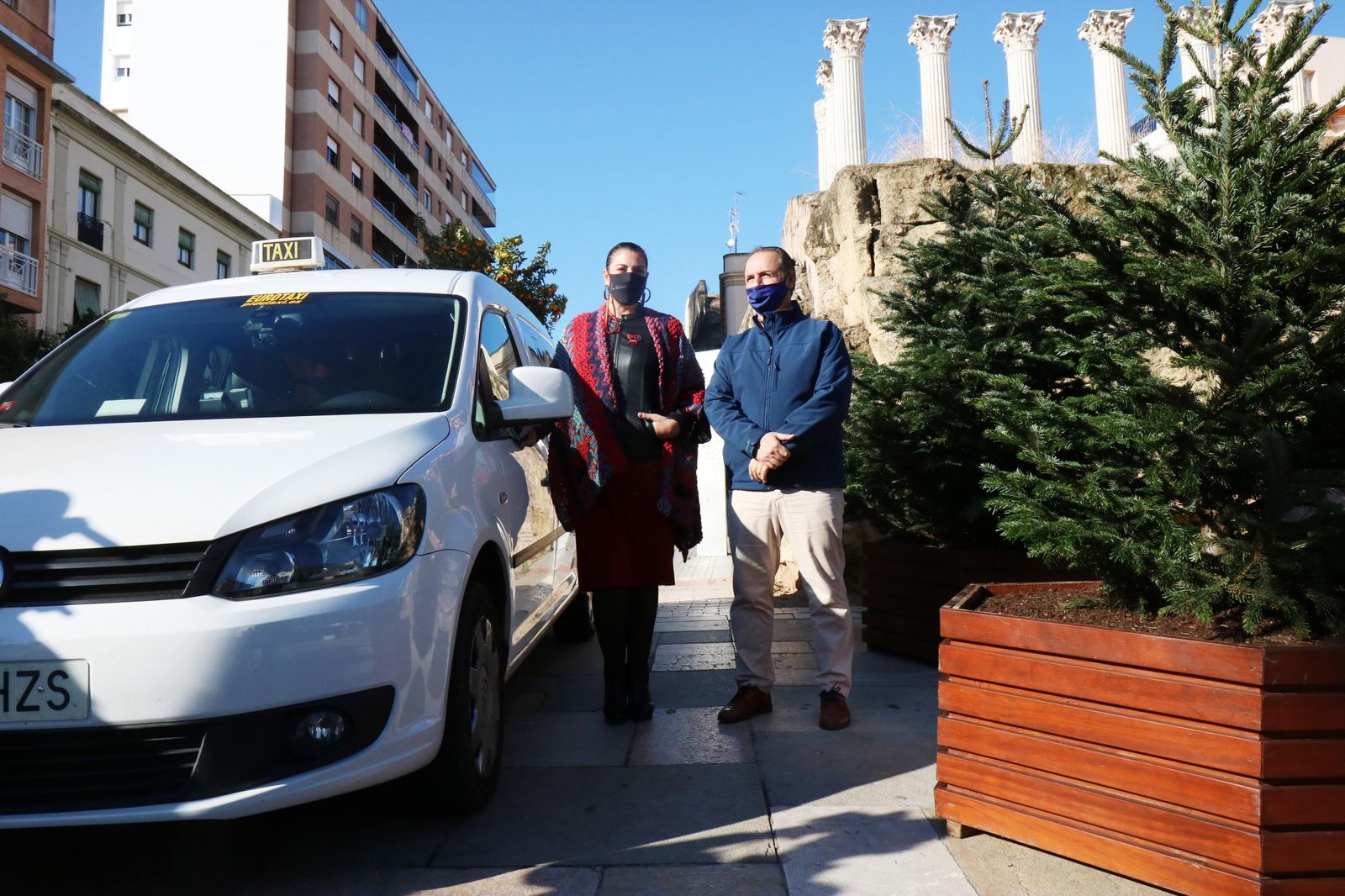 Eva Contador y Miguel Ruano.