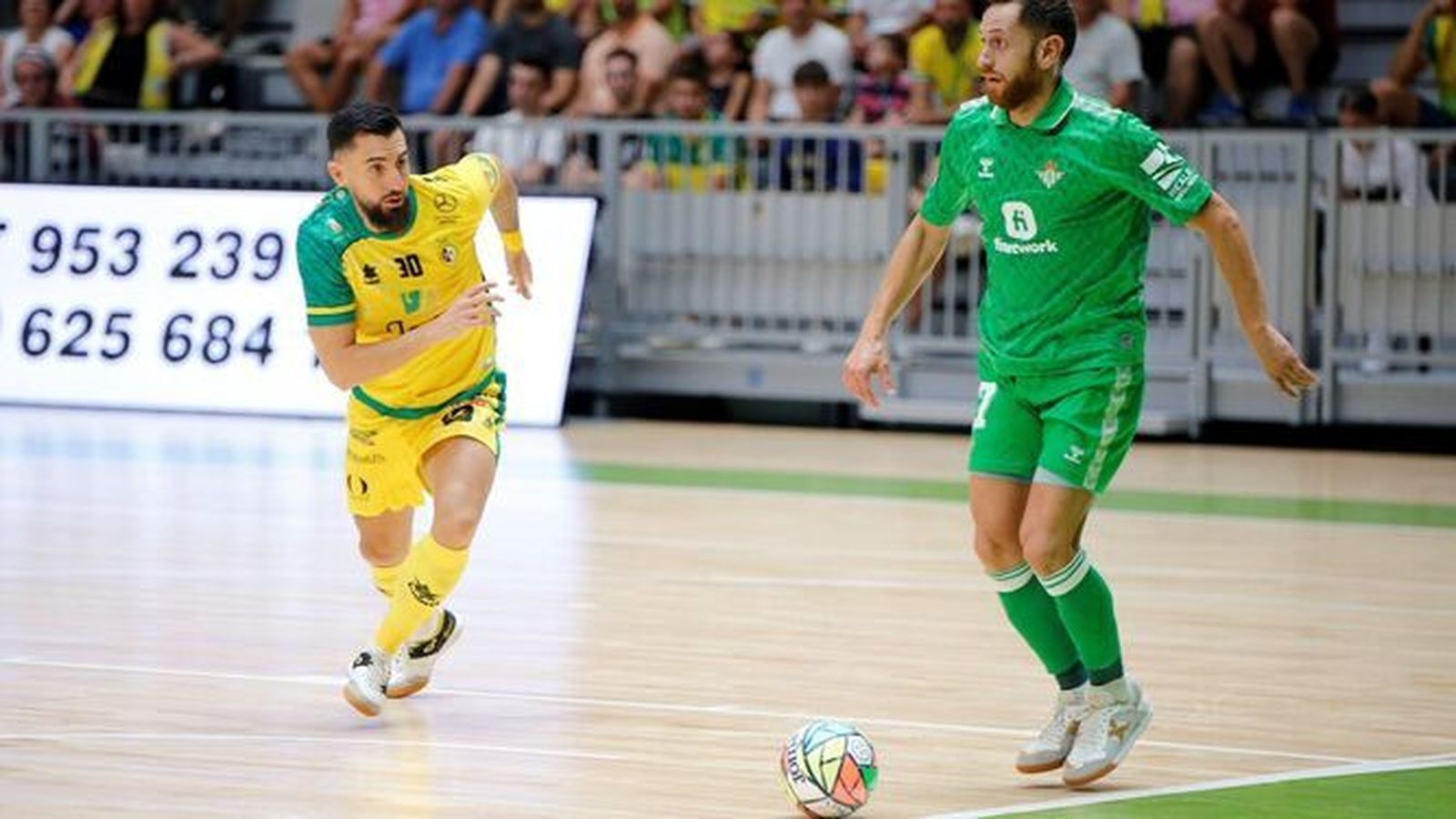 Rafa López, en una imagen de la primera vuelta en Jaén.