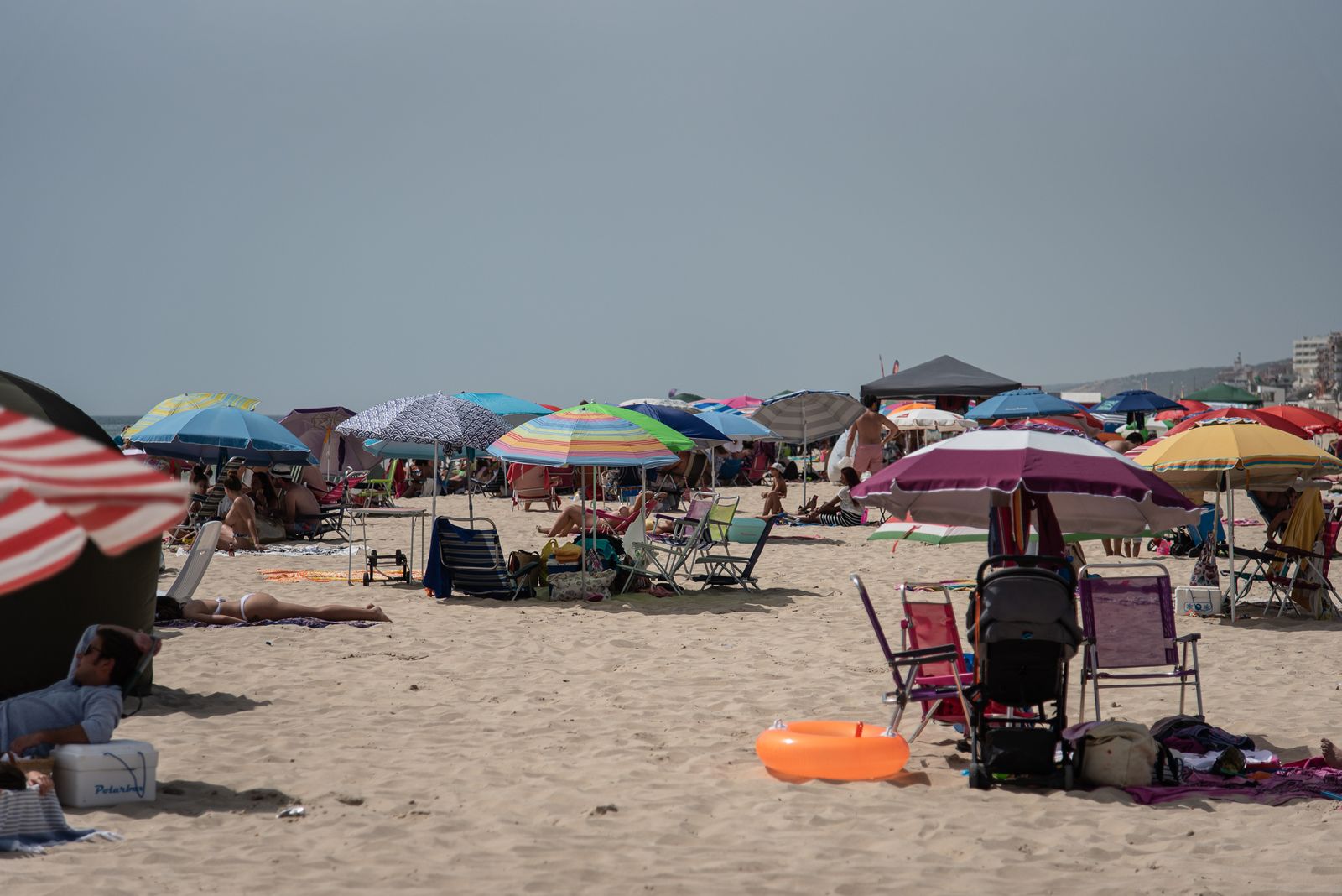 Ola de calor en las playas de Huelva