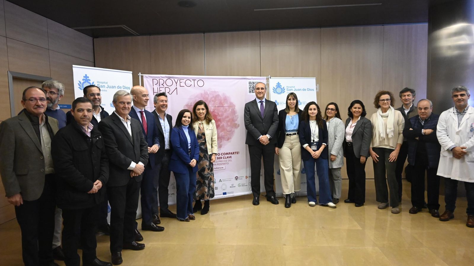 Participantes en el Proyecto Hera, en el Hospital San Juan de Dios.