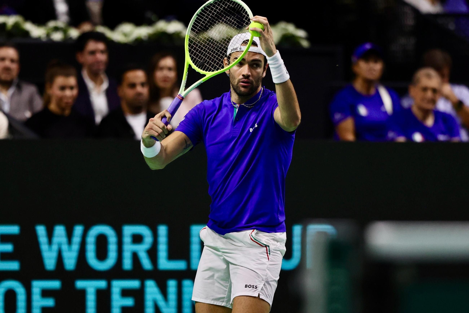 Berrettini, en acción.