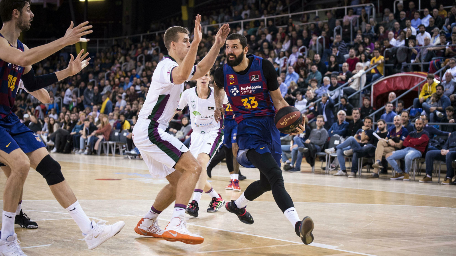El Barcelona-Unicaja, en fotos
