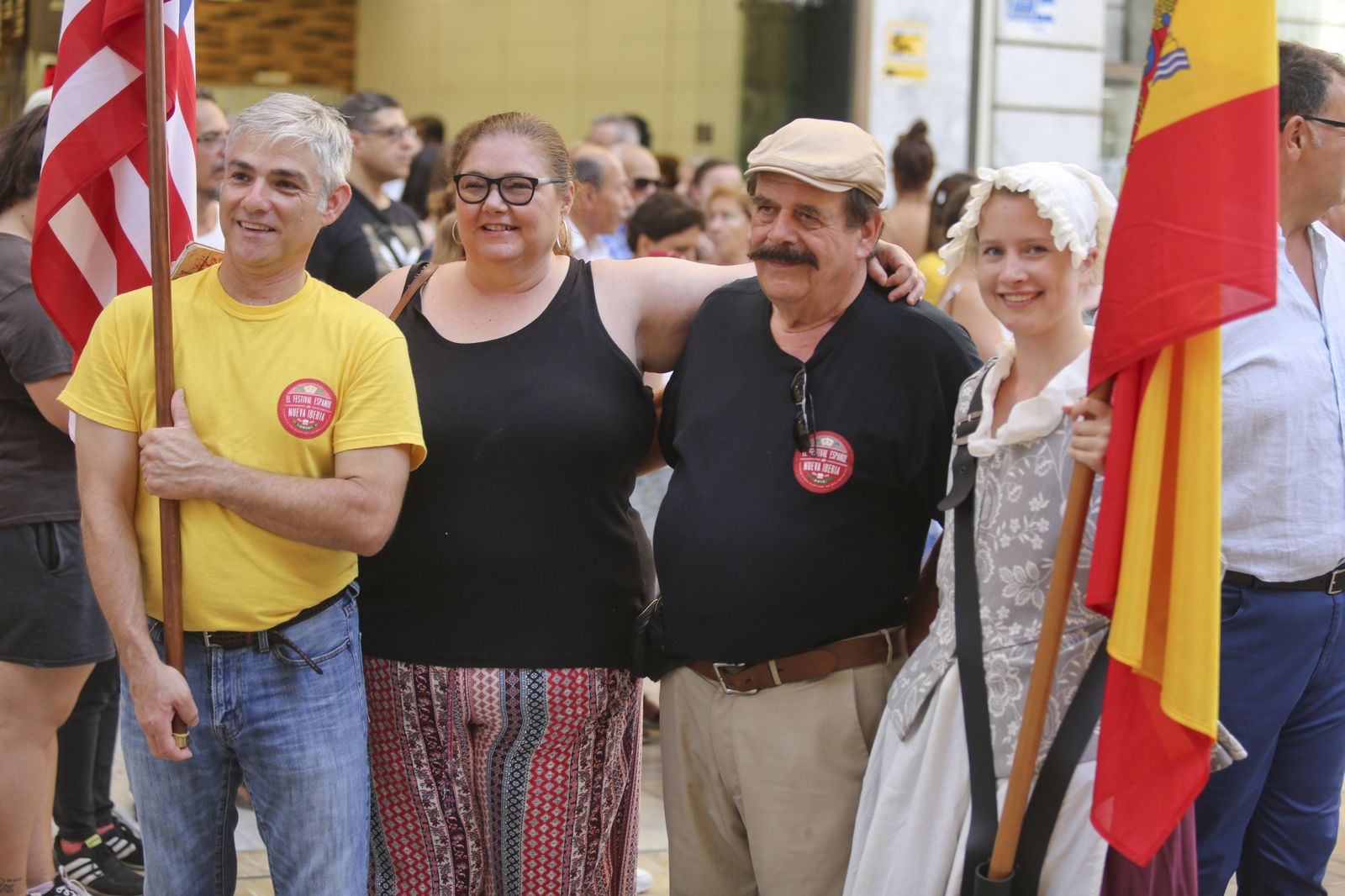 Las fotos del desfile en Málaga en recuerdo a Bernardo de Gálvez