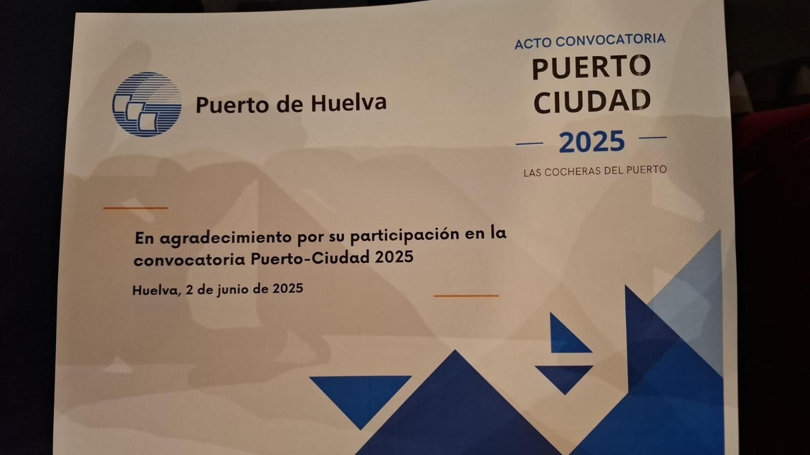 En agradecimiento al Puerto.