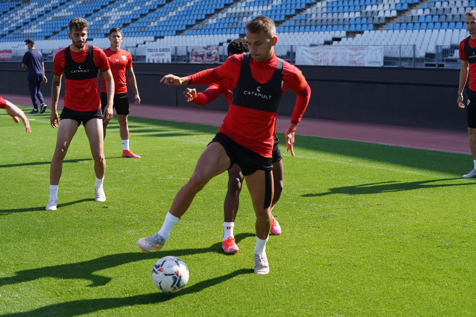 Entrenamiento del Almería, jueves 6