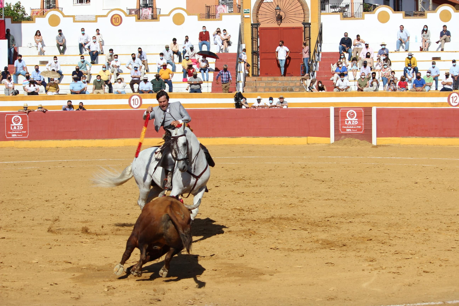 Festejo mixto en Niebla. Andrés Romero