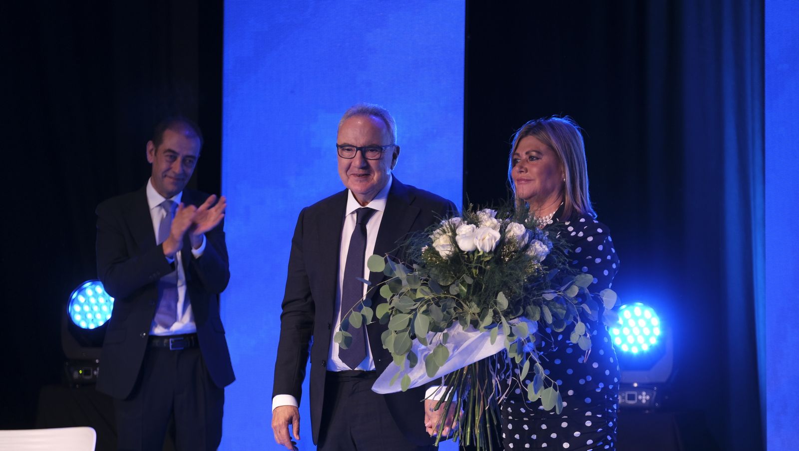 Imágenes del reconocimiento  como Presidente de Honor de la Asociación de Empresarios del Mármol, Francisco Martínez Cosentino