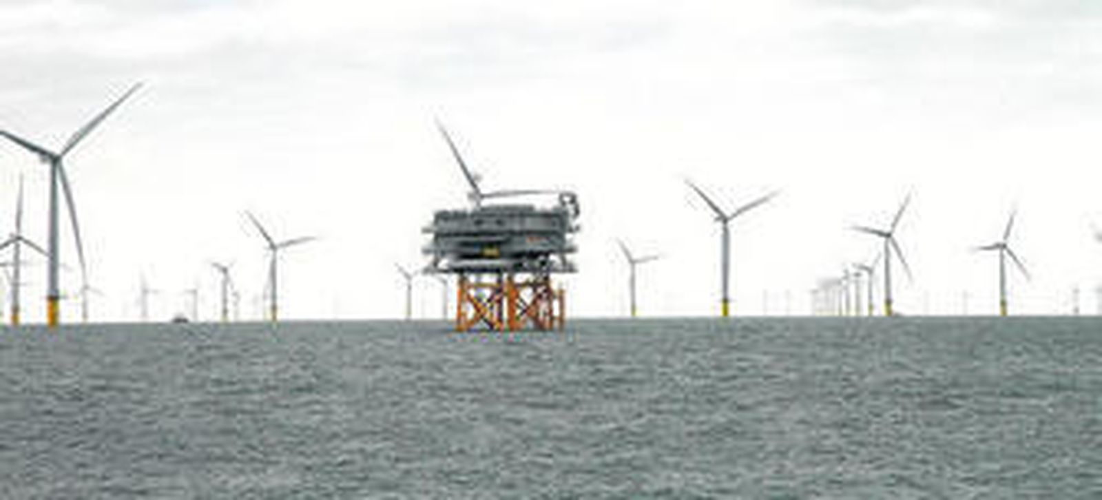 El parque eólico marino 'West of Duddon Sands', construido por Iberdrola en Reino Unido, similar al que fabricará Navantia.