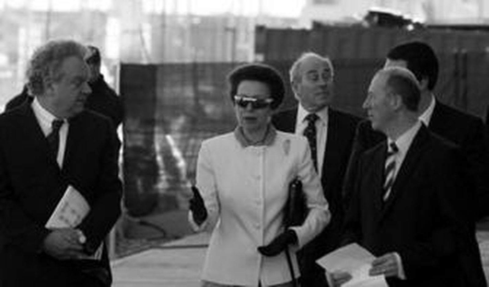 La Princesa Real se dirige a las viviendas de Waterport Terraces.