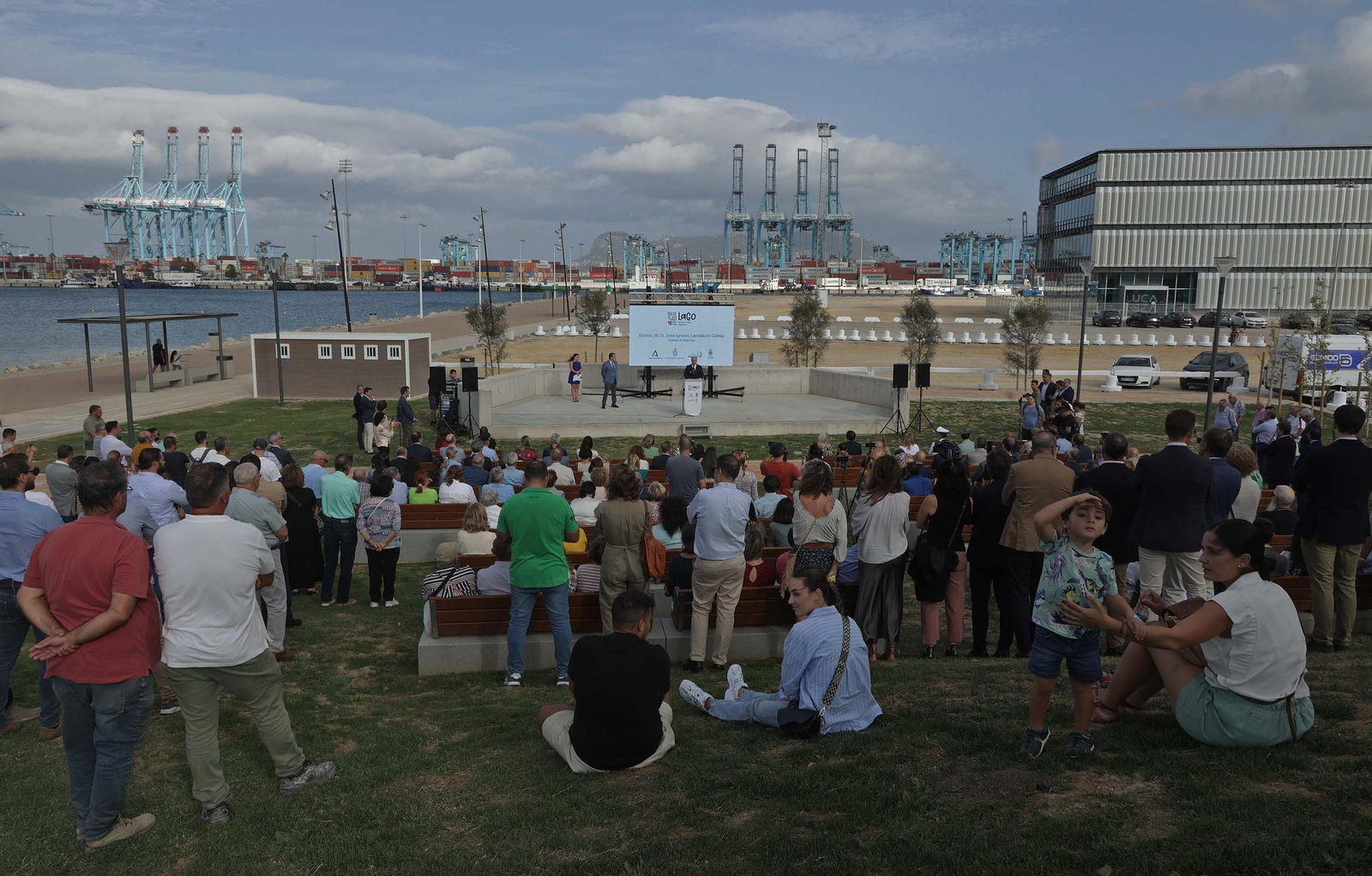 La inauguración de la I Fase del Lago Marítimo de Algeciras, en imágenes