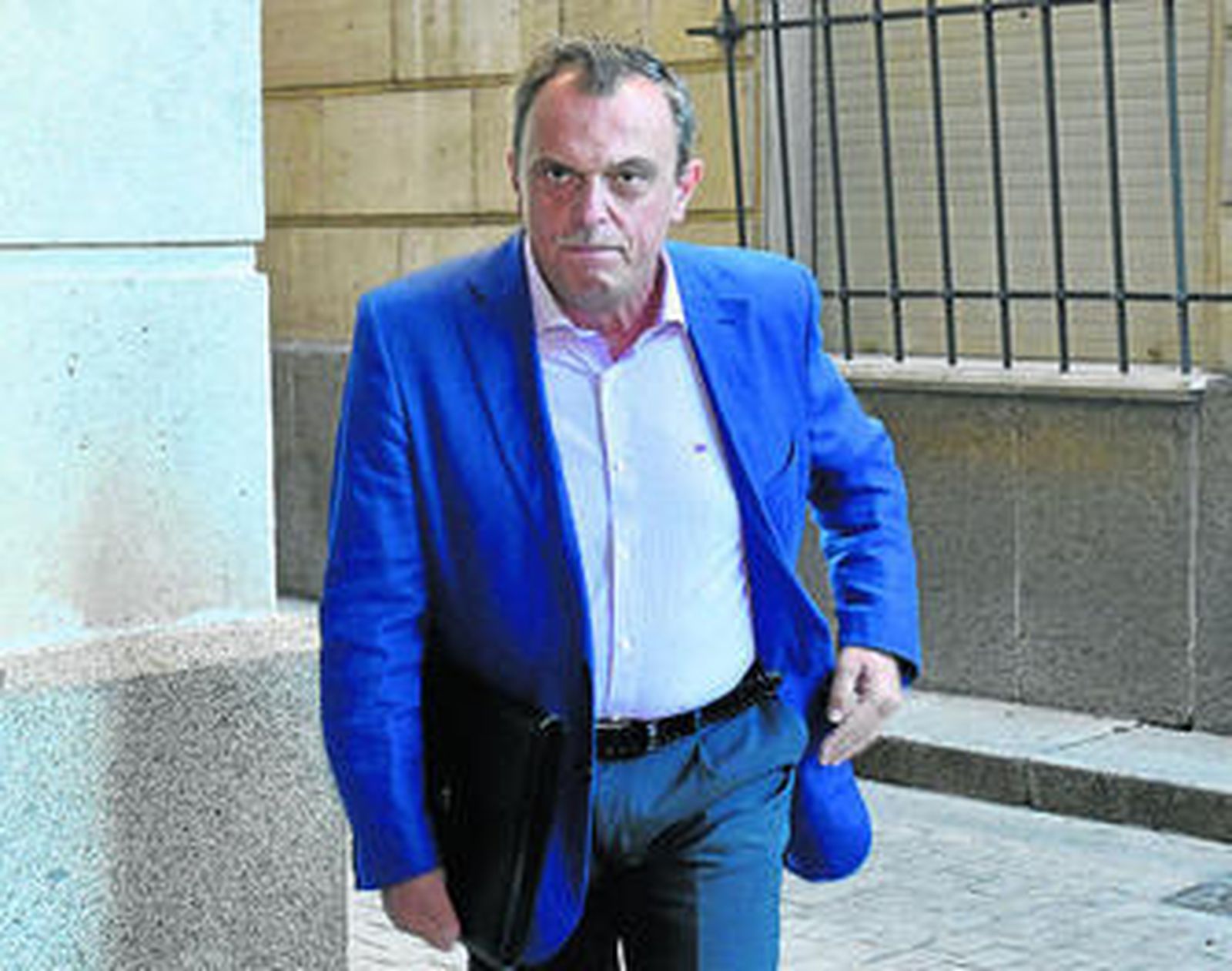 El superintendente de la Policía Local Gabriel Nevado, cuando declaró la semana pasada ante la juez.