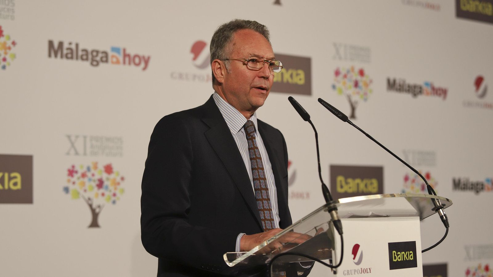 El presidente de Grupo Joly, José Joly, durante su discurso