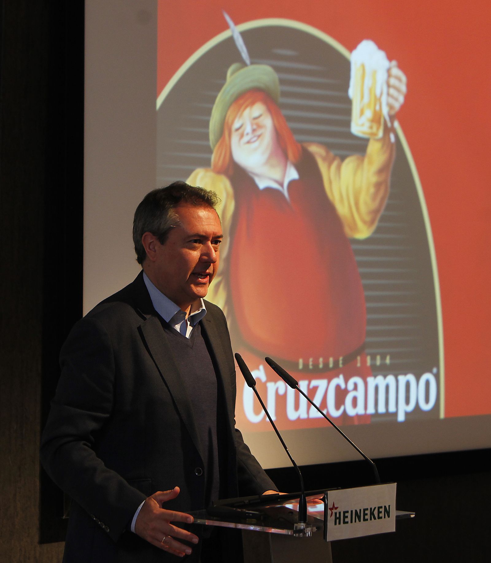 Obras en la "nueva" fábrica de Cruzcampo