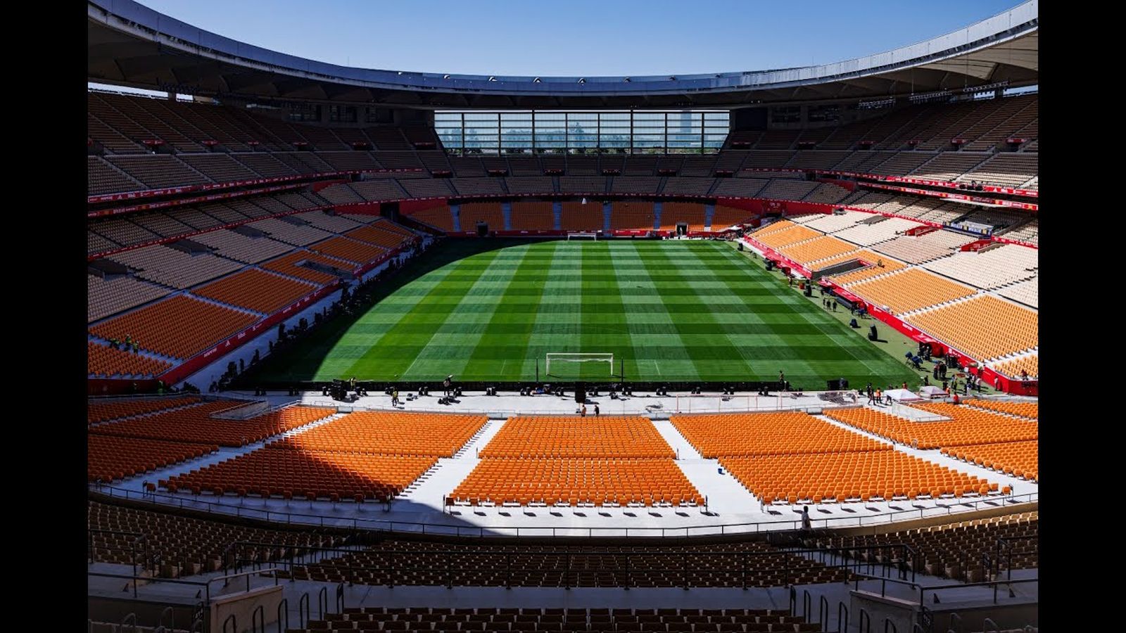 El Estadio La Cartuja sede de la final de la Copa del Rey.