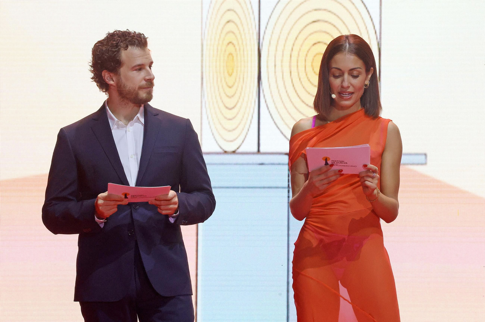 Imágenes de la gala inaugural de la 50 edición del Festival de Huelva Cine Iberoamericano