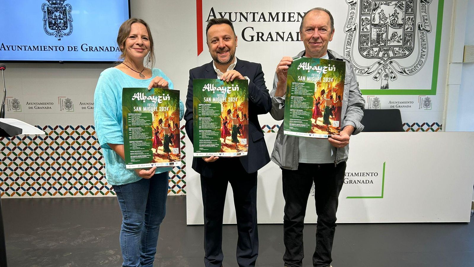Presentación de las fiestas en el Ayuntamiento de Granada.