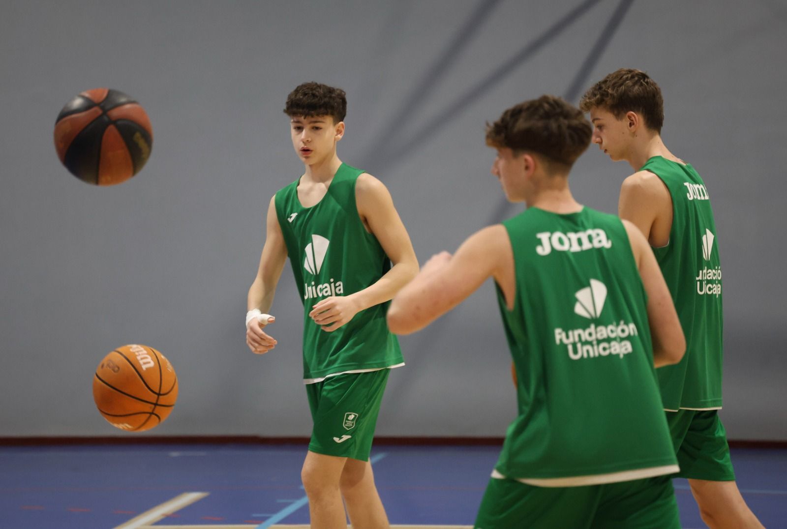 Ilusión, sonrisas y nervios en el Unicaja antes de la Minicopa